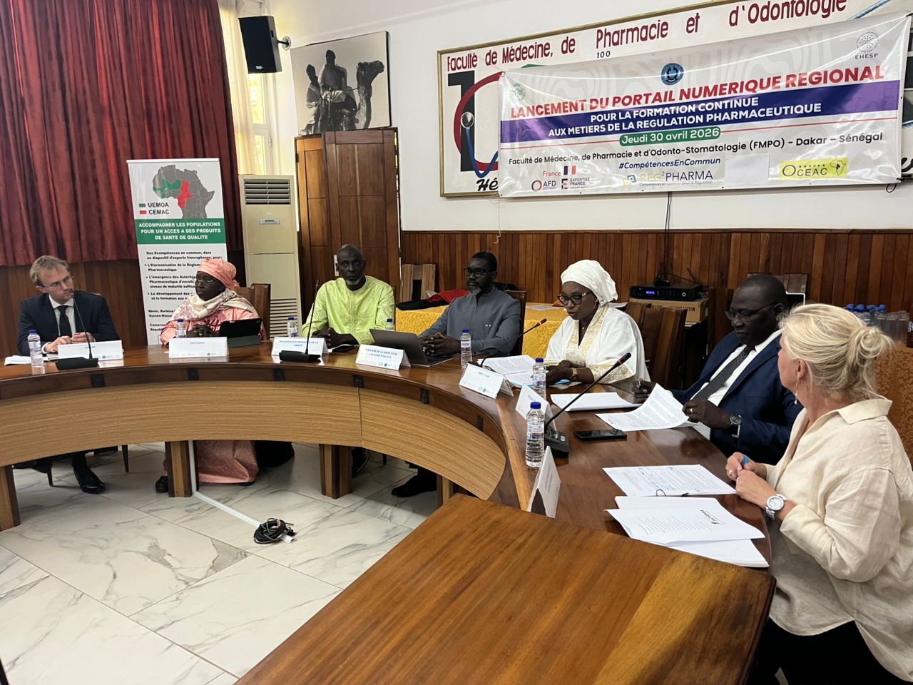 Lancement du portail numérique régional pour la formation continue aux métiers de régulation pharmaceutique à Dakar — UCAD, UFHB & EHESP